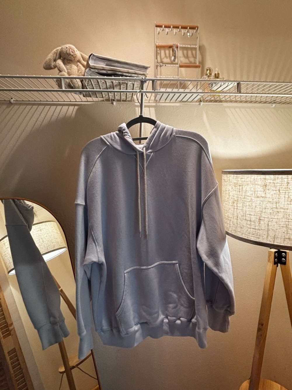 Light Blue OFFLINE by Aerie Cloud Fleece Oversized Hoodie